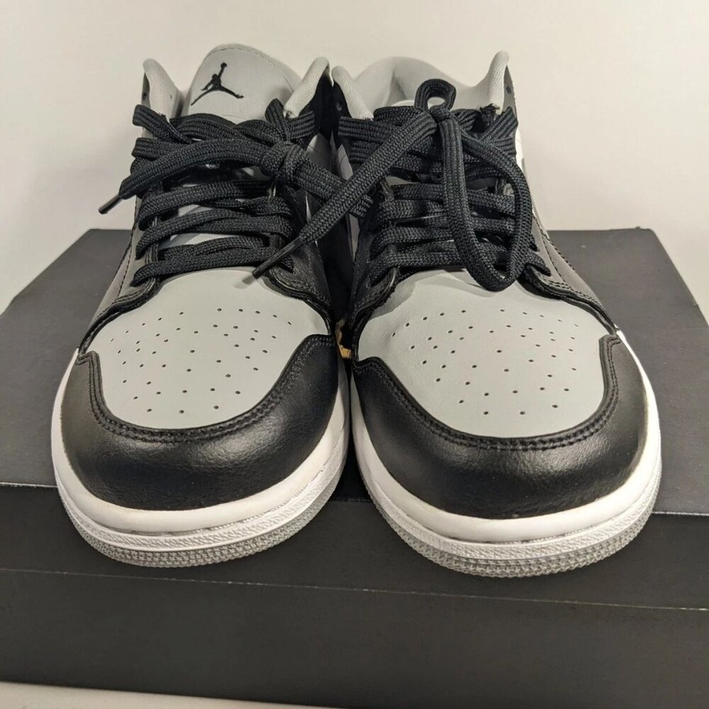Nike Air Jordan 1 Low SHADOW Light Smoke Grey Toe 553558-039 Men's Size 10.5 - Picture 11 of 12